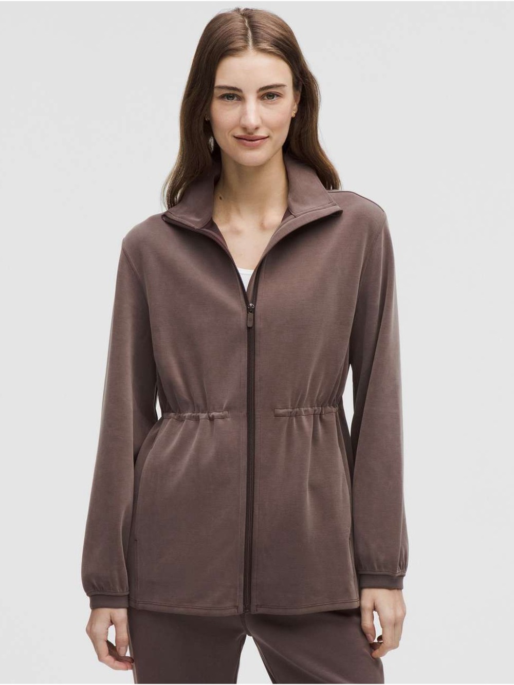 Lululemon Softstreme Cinch-Waist Full-Zip Jacket